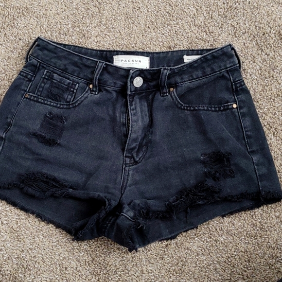 PacSun Pants - PacSun, black shorts, Size 24